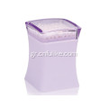 Elegant Square Purple Plastic οδοντογλυφίδες